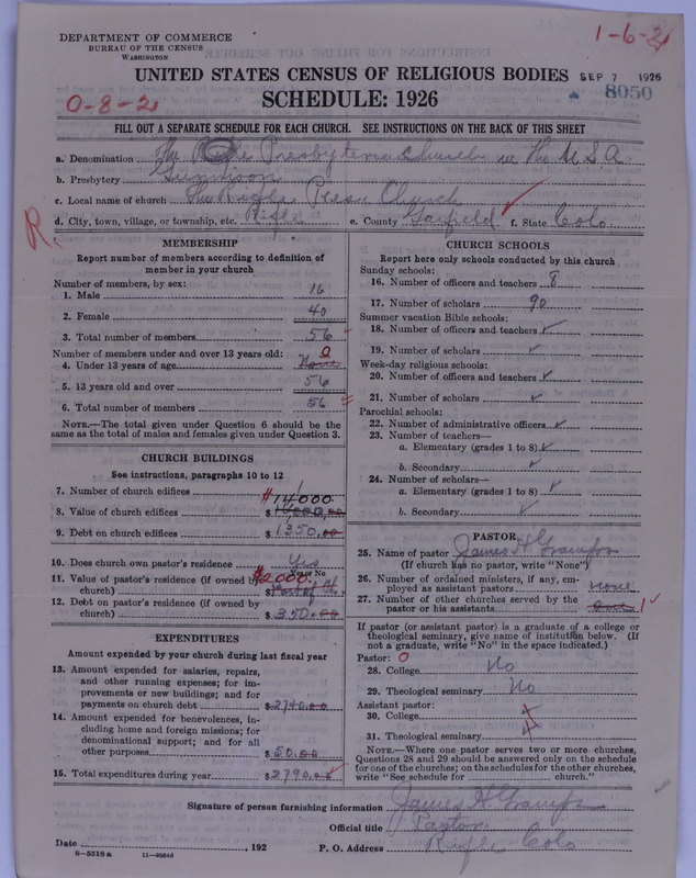 Scan of Presbyterian Church in the United States of America: 8050