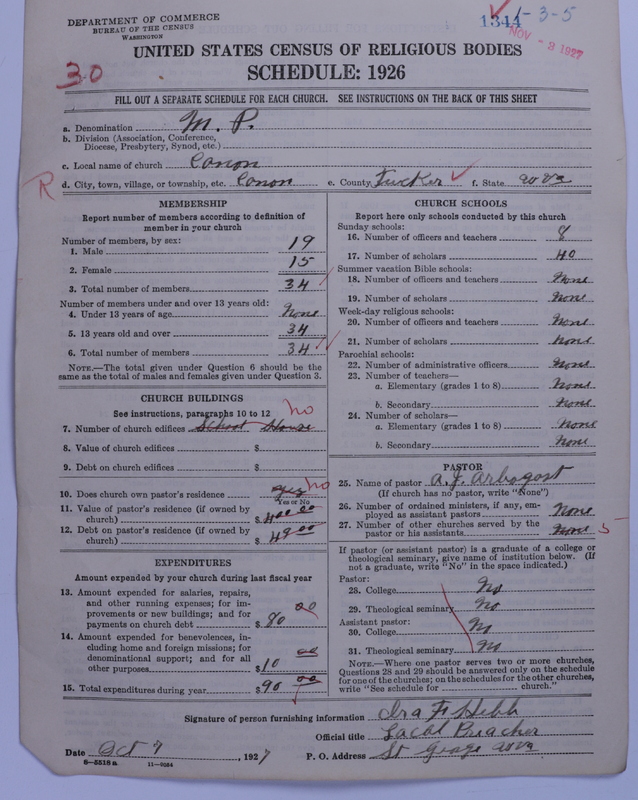 Scan of Methodist Protestant Church: 1344