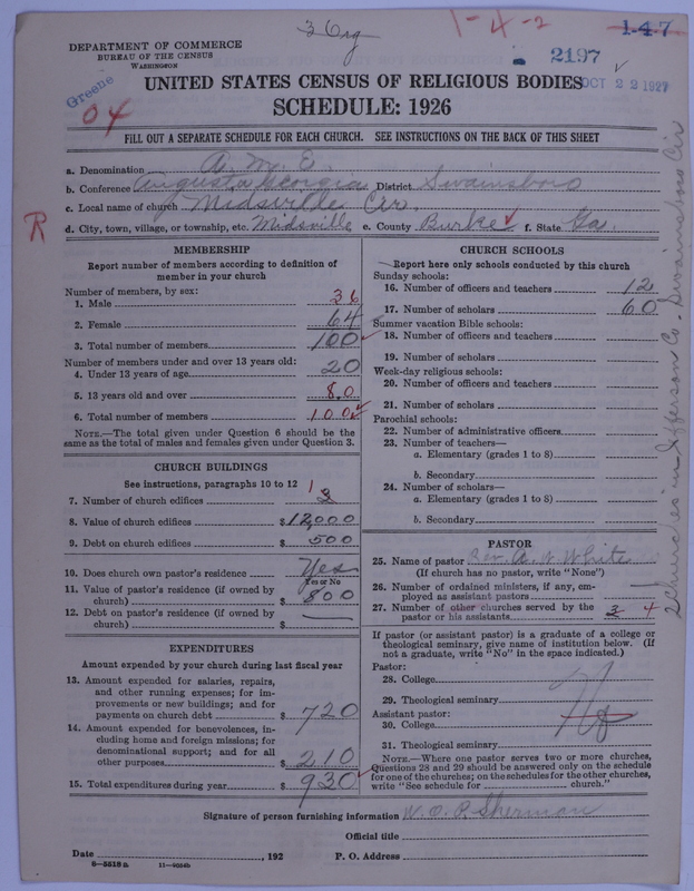 Scan of African Methodist Episcopal Church: 2197