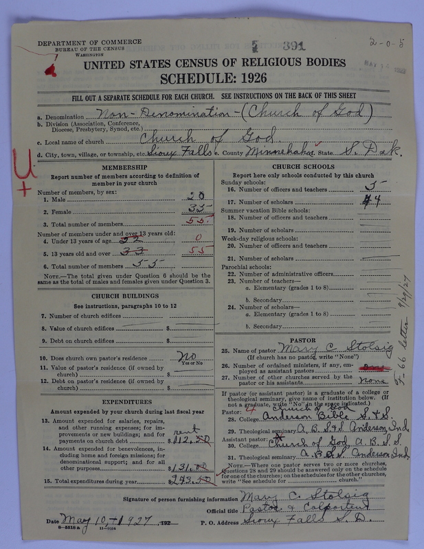 Scan of Church of God (Headquarters, Anderson, Ind.): 391