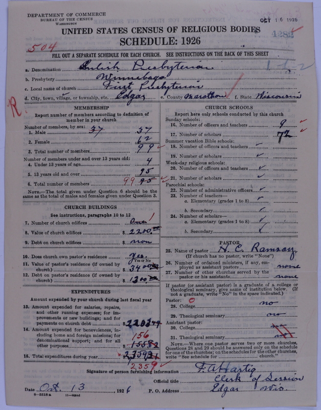 Scan of Presbyterian Church in the United States of America: 4282