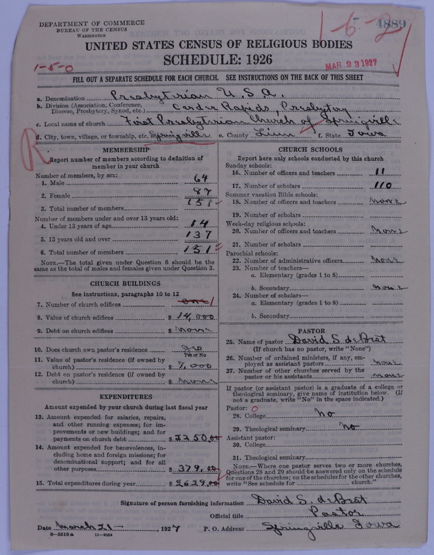 Scan of Presbyterian Church in the United States of America: 4889