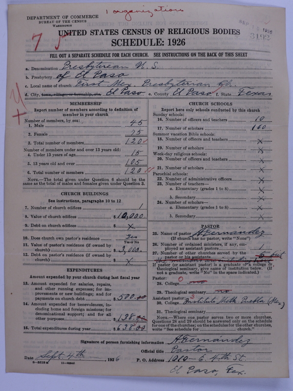 Scan of Presbyterian Church in the United States: 3192
