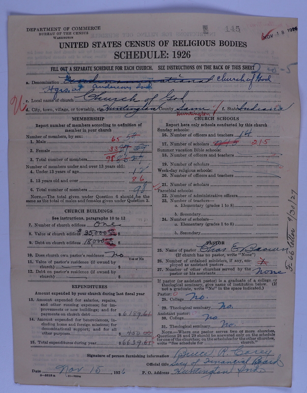 Scan of Church of God (Headquarters, Anderson, Ind.): 145