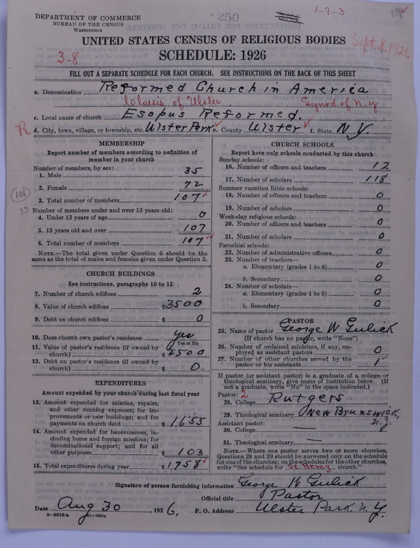 Scan of Reformed Church in America: 250