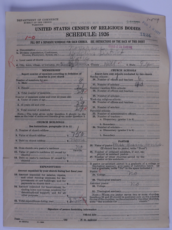 Scan of Church of the Nazarene: 1124