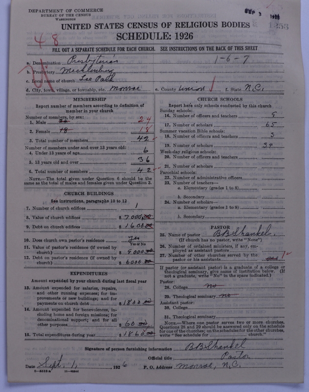 Scan of Presbyterian Church in the United States: 1253