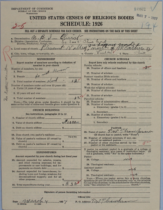 Scan of Church of the United Brethren in Christ: 1082
