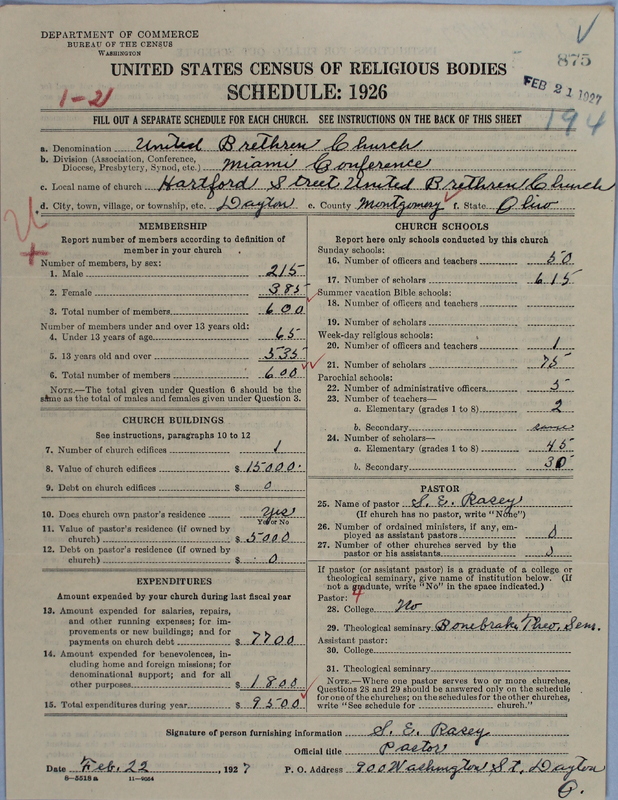Scan of Church of the United Brethren in Christ: 875