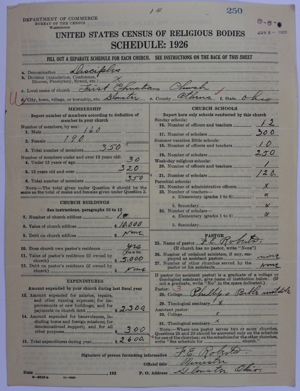 Scan of Disciples of Christ: 250
