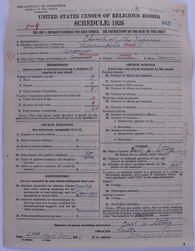 Scan of Church of the Nazarene: 443