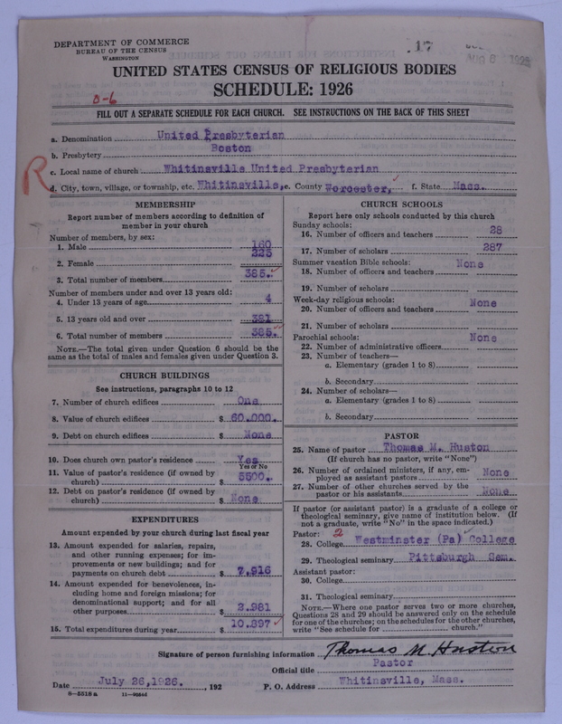 Scan of United Presbyterian Church of North America: 17