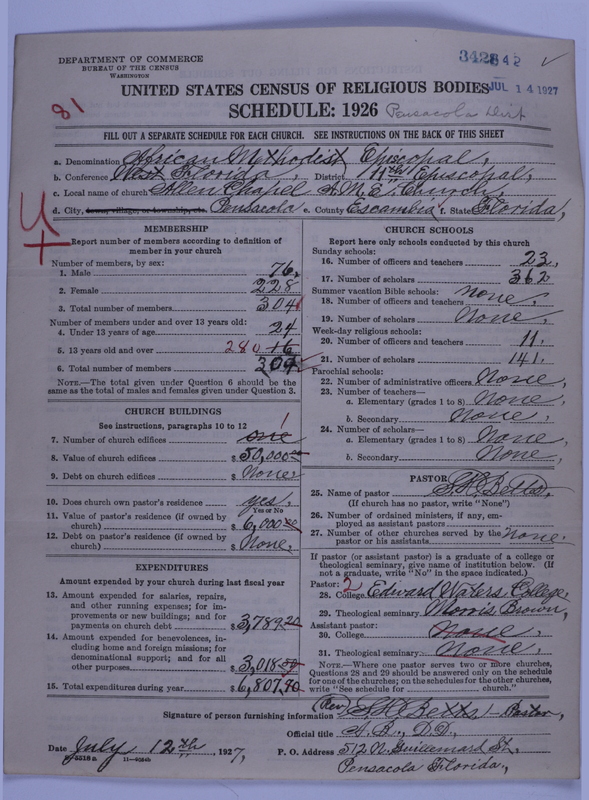 Scan of African Methodist Episcopal Church: 3428
