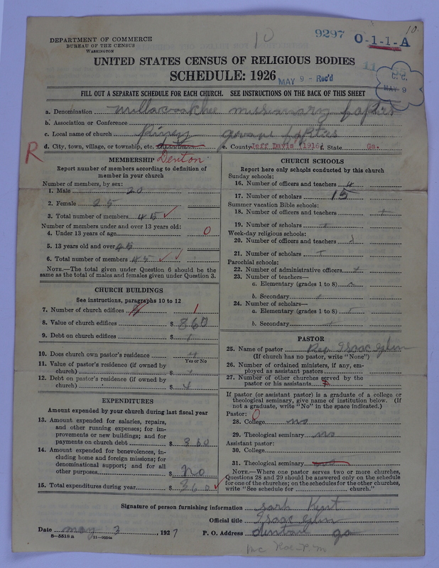 Scan of Negro Baptists: 9297