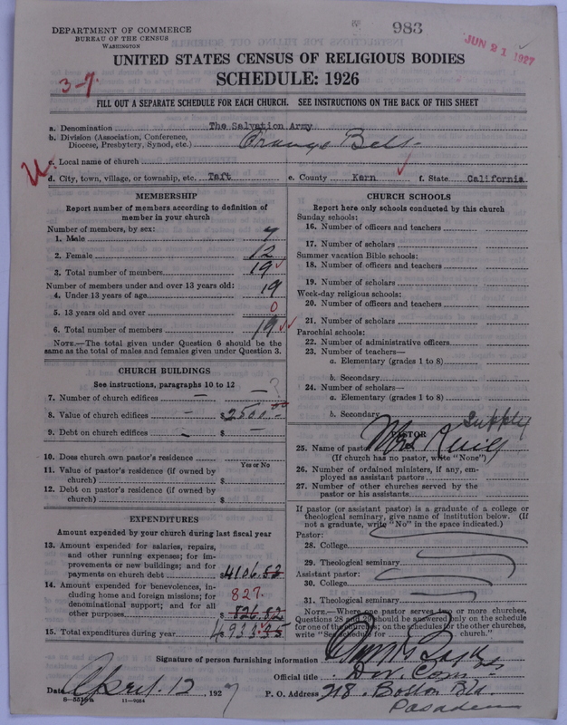 Scan of Salvation Army: 983