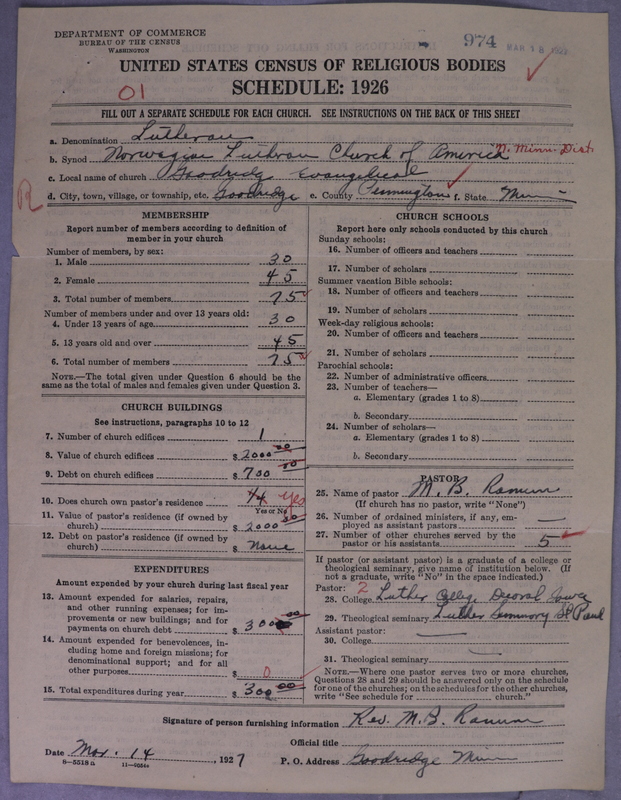 Scan of Norwegian Lutheran Church of America: 974