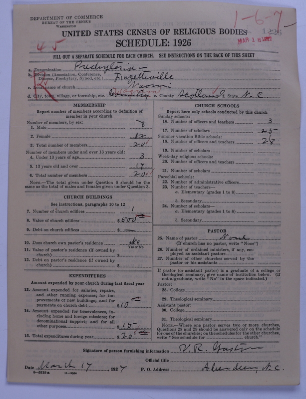 Scan of Presbyterian Church in the United States: 1226