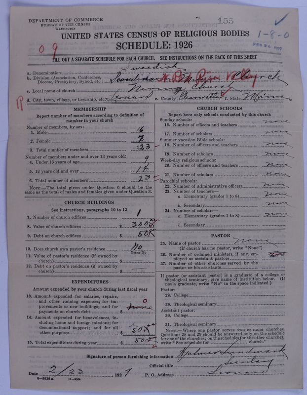 Scan of Swedish Evangelical Mission Covenant of America: 155