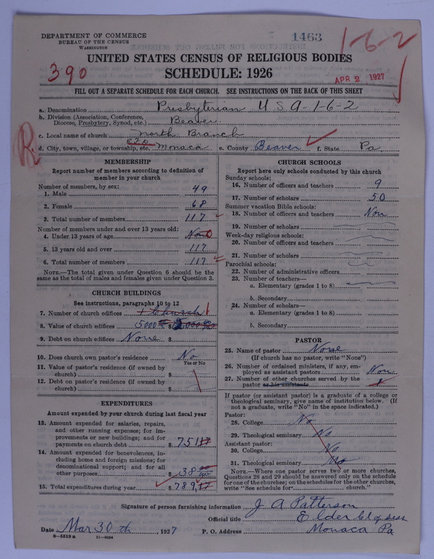 Scan of Presbyterian Church in the United States of America: 1463