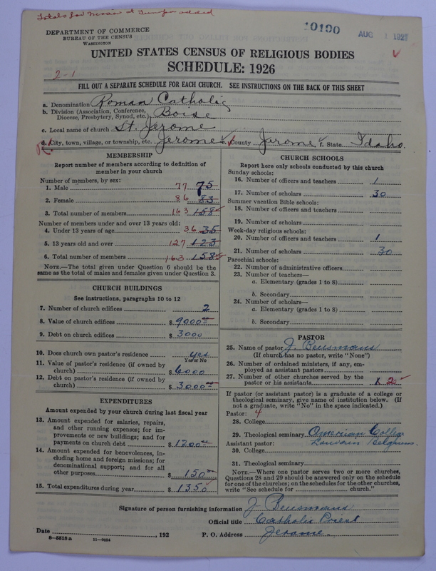 Scan of Roman Catholic Church: 10100