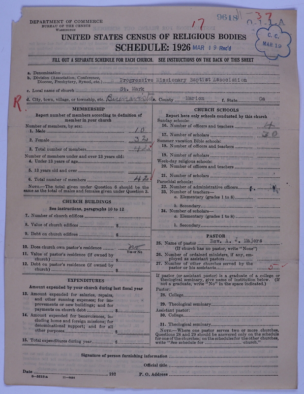 Scan of Negro Baptists: 9618