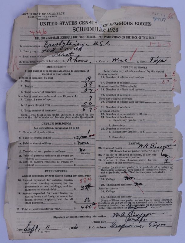 Scan of Presbyterian Church in the United States of America: 7797
