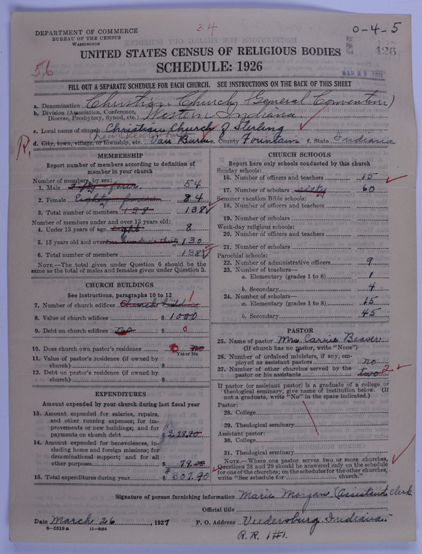 Scan of Christian Church (General Convention of the Christian Church): 426