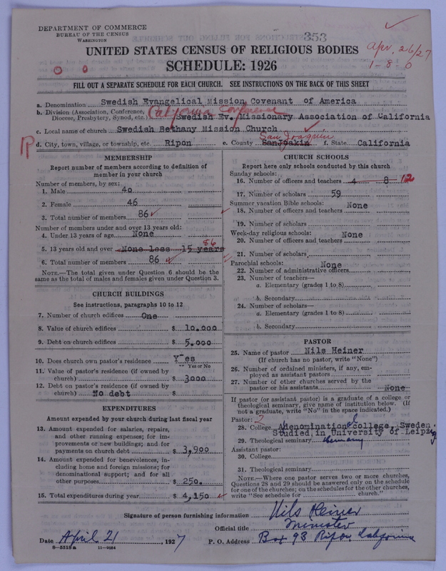 Scan of Swedish Evangelical Mission Covenant of America: 353