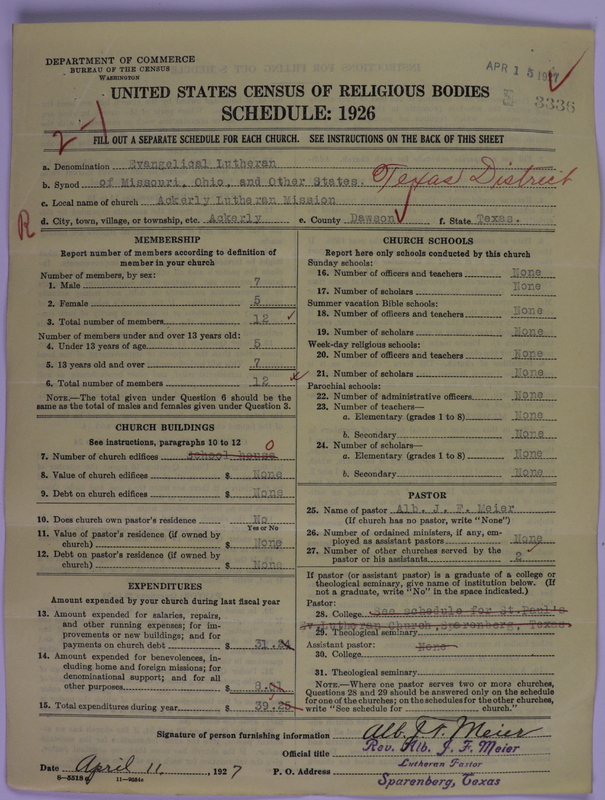 Scan of Evangelical Lutheran Synodical Conference of America: Evangelical Lutheran Synod of Missouri, Ohio, and Other States: 3336