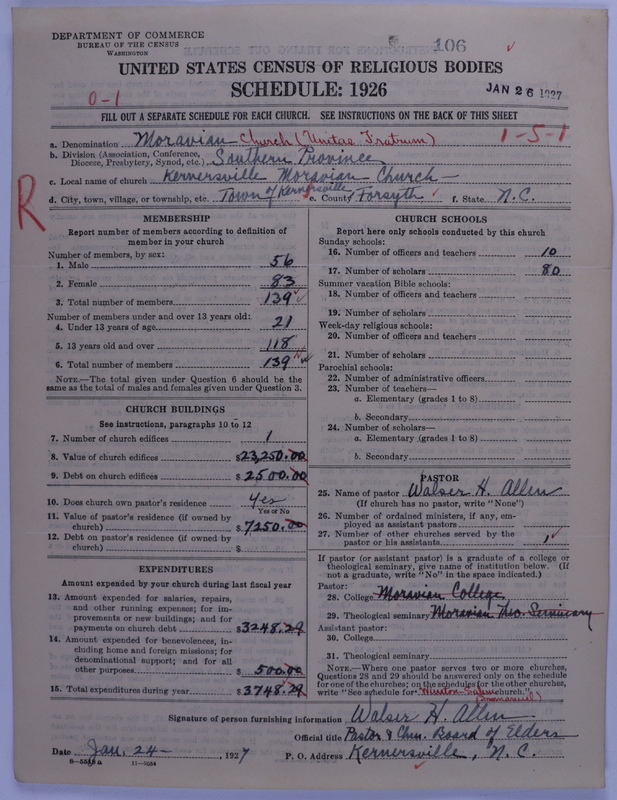 Scan of Moravian Church in America: 106