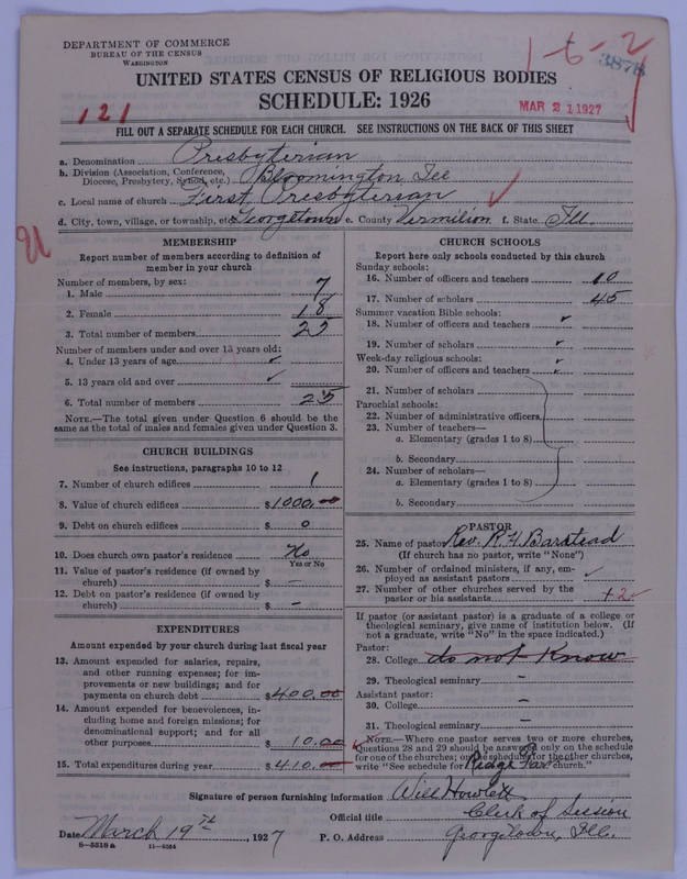 Scan of Presbyterian Church in the United States of America: 3878