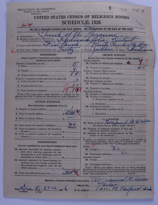 Scan of Church of the Nazarene: 238