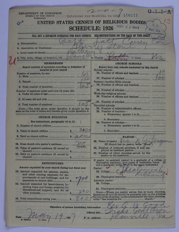 Scan of Negro Baptists: 19631