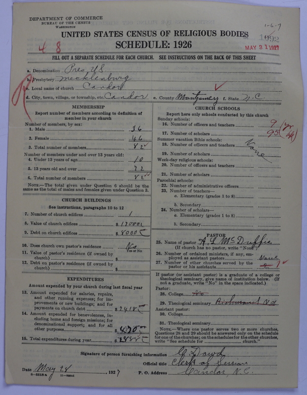Scan of Presbyterian Church in the United States: 1092