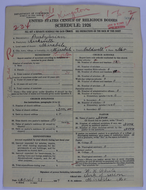 Scan of Presbyterian Church in the United States of America: 5089
