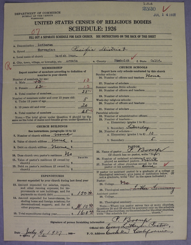 Scan of Norwegian Lutheran Church of America: 2521