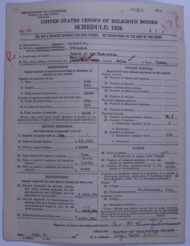 Scan of Roman Catholic Church: 9919