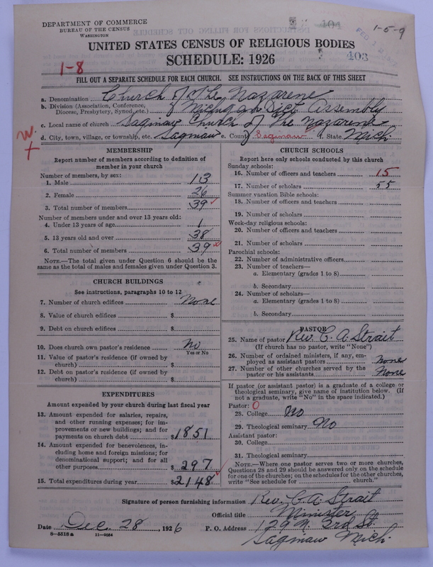 Scan of Church of the Nazarene: 403