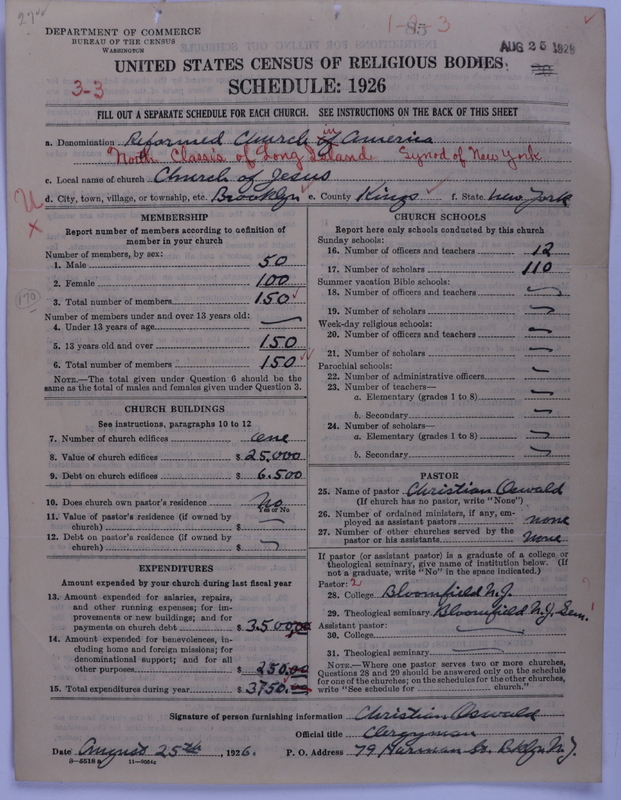 Scan of Reformed Church in America: 85