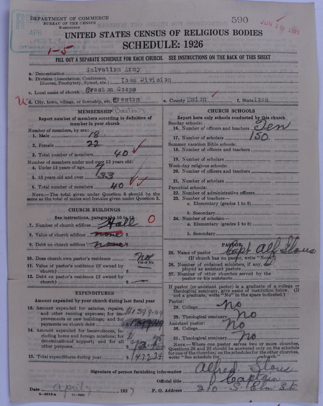 Scan of Salvation Army: 590