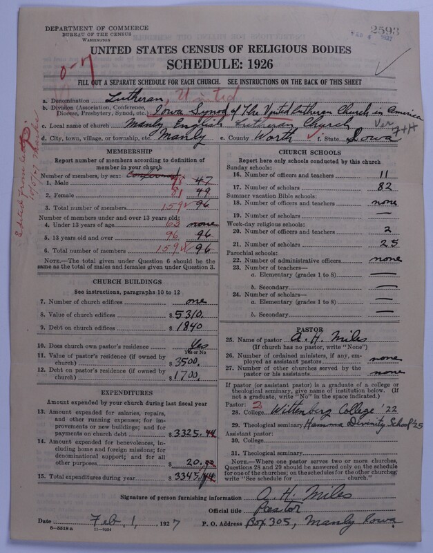 Scan of United Lutheran Church in America: 2593