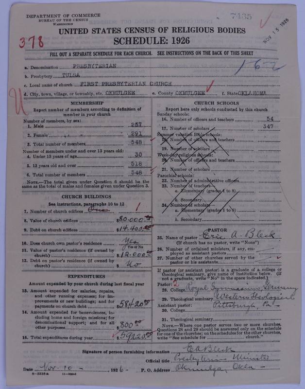 Scan of Presbyterian Church in the United States of America: 7435