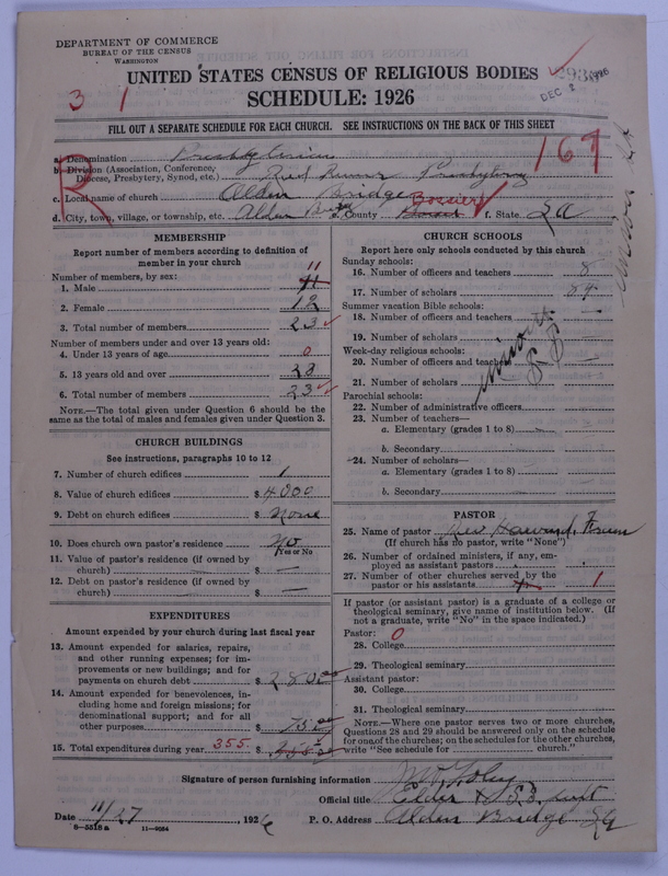 Scan of Presbyterian Church in the United States: 2933