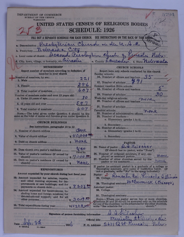 Scan of Presbyterian Church in the United States of America: 5794