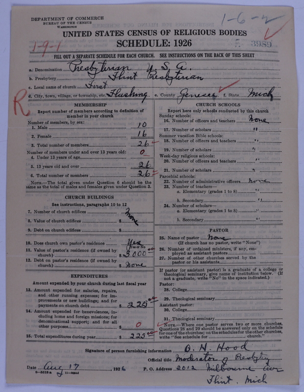 Scan of Presbyterian Church in the United States of America: 3989