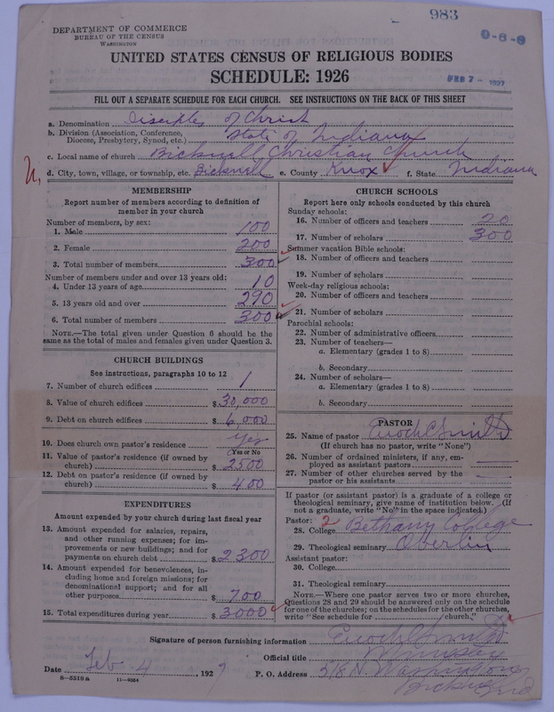 Scan of Disciples of Christ: 983