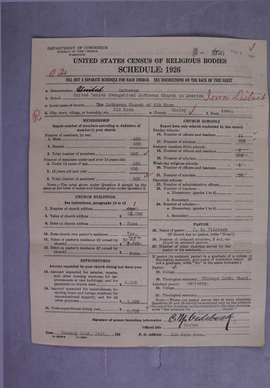 Scan of United Danish Evangelical Lutheran Church in America: 106