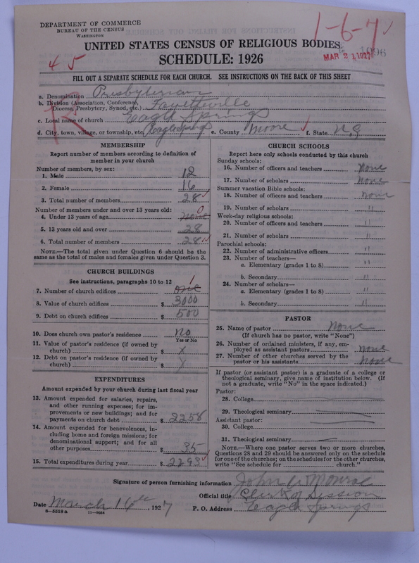 Scan of Presbyterian Church in the United States: 1096