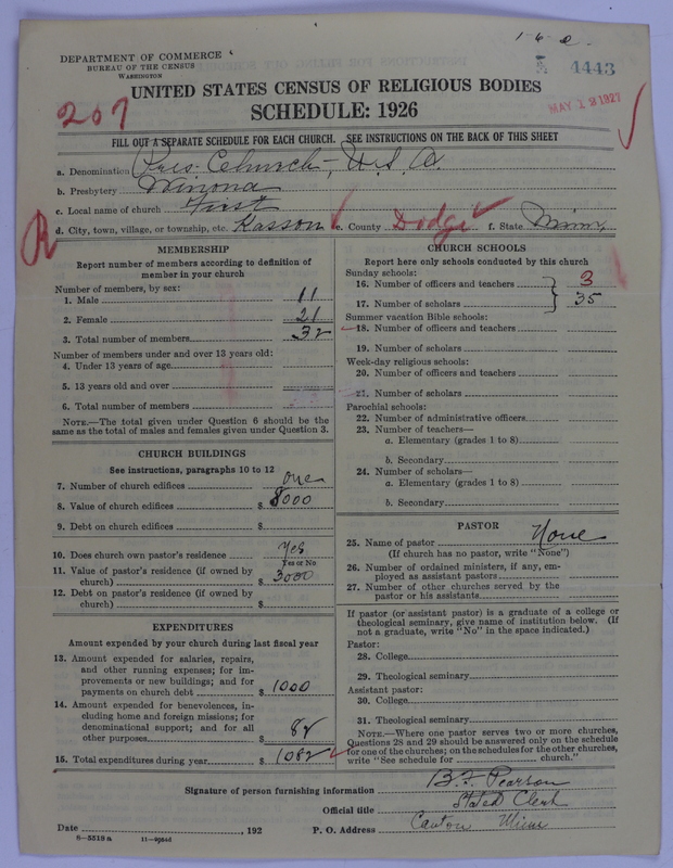 Scan of Presbyterian Church in the United States of America: 4443