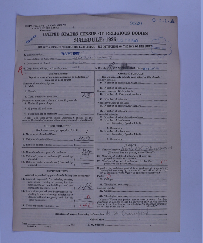 Scan of Negro Baptists: 9520